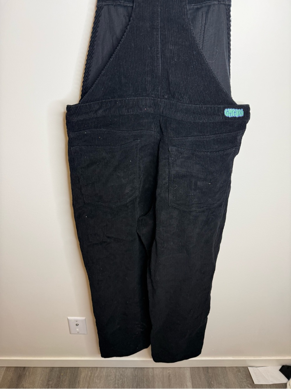 90s Cordoroy Empyre Overalls black size XL - Picture 6 of 8